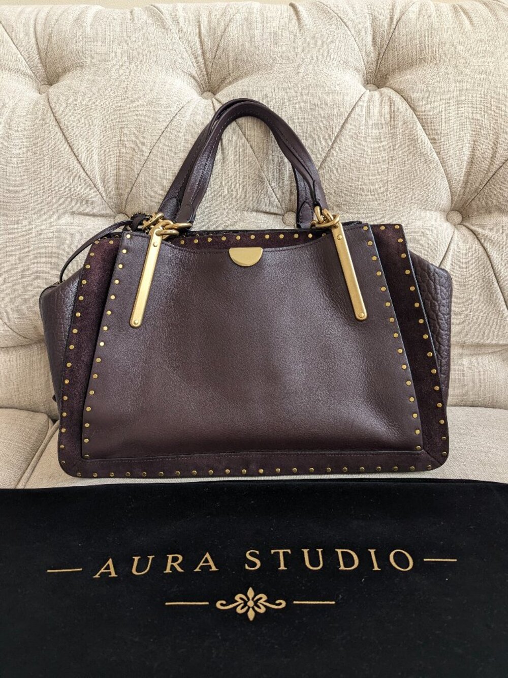 Coach Dreamer 36 Satchel – Oxblood Burgundy Leather